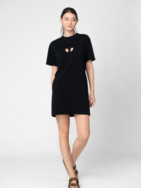 Rochie tricou 'Cut-out heart'