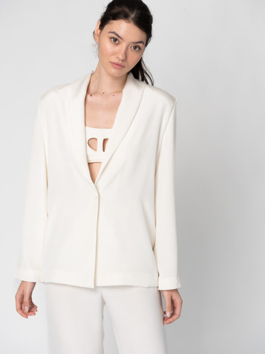 The white blazer