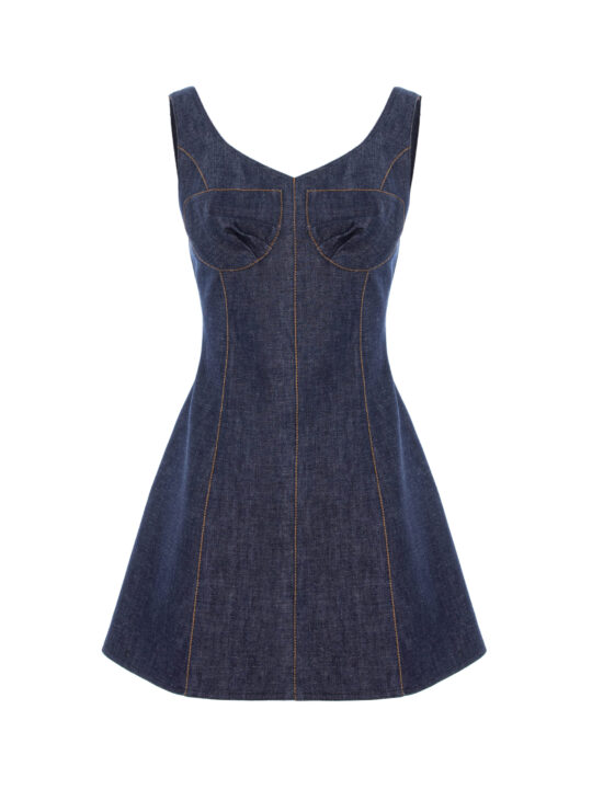 Rochie 'Denim corset'