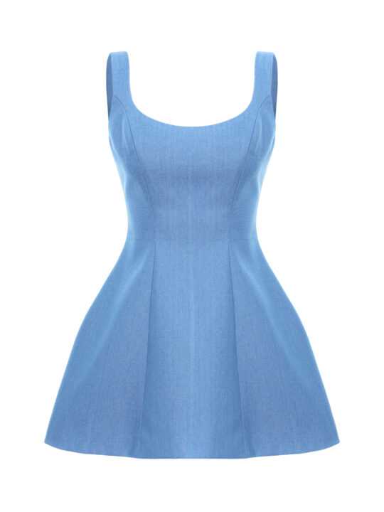 Le petite denim dress