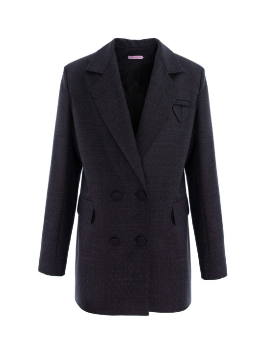 Oversized dots blazer