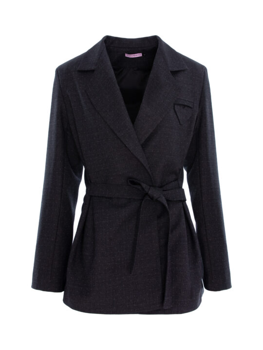 Fitted dots blazer